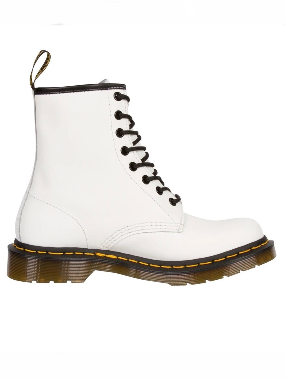 Dr. Martens 1460 Smoothie Leather White Women’s size 8 NEW!!!